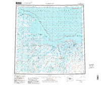Topo map Harrison Bay Alaska