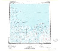 Download a high-resolution, GPS-compatible USGS topo map for Harrison Bay, AK (1977 edition)