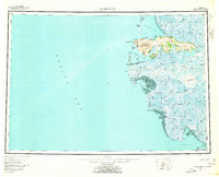 1953 Map of Hooper Bay, AK, 1963 Print
