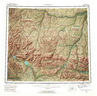 Download a high-resolution, GPS-compatible USGS topo map for Howard Pass, AK (1967 edition)