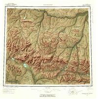Download a high-resolution, GPS-compatible USGS topo map for Howard Pass, AK (1959 edition)