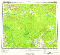 Download a high-resolution, GPS-compatible USGS topo map for Hughes, AK (1958 edition)