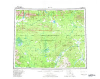Download a high-resolution, GPS-compatible USGS topo map for Hughes, AK (1982 edition)