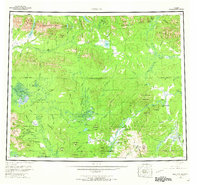 Download a high-resolution, GPS-compatible USGS topo map for Hughes, AK (1966 edition)