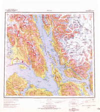 preview thumbnail of historical topo map of Juneau, AK in 1962