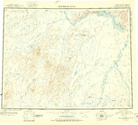 preview thumbnail of historical topo map of Yukon-Koyukuk County, AK in 1951