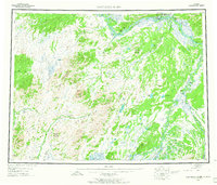 Topo map Kantishna River Alaska