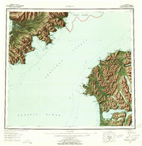 Topo map Karluk Alaska