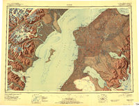 Topo map Kenai Alaska