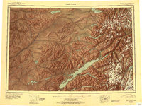 Download a high-resolution, GPS-compatible USGS topo map for Lake Clark, AK (1951 edition)