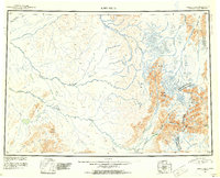 Download a high-resolution, GPS-compatible USGS topo map for Lime Hills, AK (1952 edition)