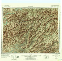 Download a high-resolution, GPS-compatible USGS topo map for Livengood, AK (1952 edition)