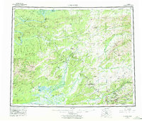Download a high-resolution, GPS-compatible USGS topo map for Livengood, AK (1977 edition)