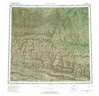 Download a high-resolution, GPS-compatible USGS topo map for Lookout Ridge, AK (1968 edition)