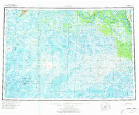 preview thumbnail of historical topo map of Marshall, AK in 1954
