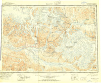 Topo map McCarthy Alaska