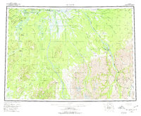 Topo map McGrath Alaska