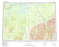 Topo map McGrath Alaska