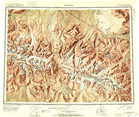 Topo map Mount Hayes Alaska