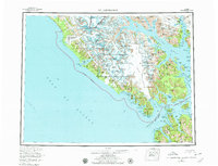 Topo map Mt Fairweather Alaska
