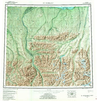 Download a high-resolution, GPS-compatible USGS topo map for Mt Michelson, AK (1962 edition)