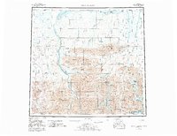 preview thumbnail of historical topo map of North Slope County, AK in 1956