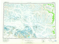 Download a high-resolution, GPS-compatible USGS topo map for Mt Saint Elias, AK (1966 edition)