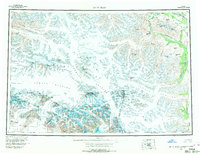 Topo map Mt Saint Elias Alaska