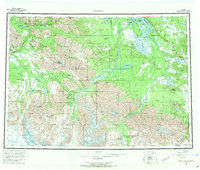 Topo map Nabesna Alaska