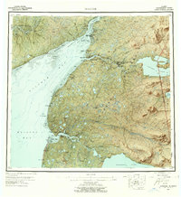 Download a high-resolution, GPS-compatible USGS topo map for Naknek, AK (1958 edition)