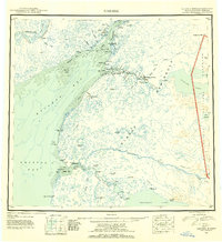 Download a high-resolution, GPS-compatible USGS topo map for Naknek, AK (1956 edition)