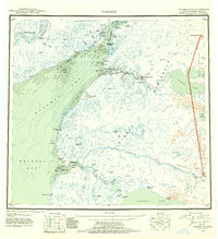 Download a high-resolution, GPS-compatible USGS topo map for Naknek, AK (1953 edition)