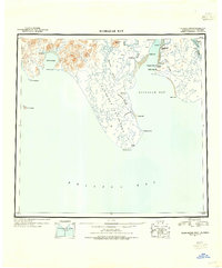 1945 Map of Nushagak Bay, 1954 Print