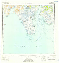 Download a high-resolution, GPS-compatible USGS topo map for Nushagak Bay, AK (1958 edition)