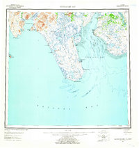 1951 Map of Bristol Bay County, AK, 1955 Print