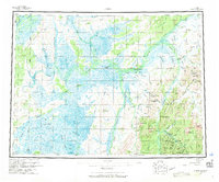 Download a high-resolution, GPS-compatible USGS topo map for Ophir, AK (1971 edition)
