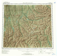 Download a high-resolution, GPS-compatible USGS topo map for Philip Smith Mountains, AK (1965 edition)