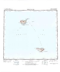 1948 Map of Aleutians West County, AK, 1955 Print