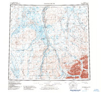 preview thumbnail of historical topo map of North Slope County, AK in 1958