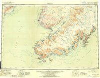 1951 Map of Anchor Point, AK, 1954 Print