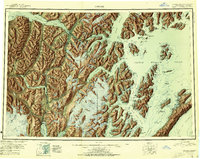 Topo map Seward Alaska