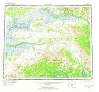 Download a high-resolution, GPS-compatible USGS topo map for Shungnak, AK (1965 edition)