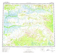 Topo map Shungnak Alaska