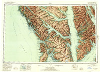 Topo map Sitka Alaska