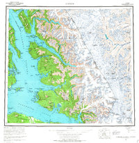 Download a high-resolution, GPS-compatible USGS topo map for Sumdum, AK (1967 edition)