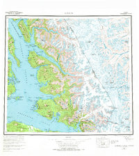 1961 Map of Sumdum, 1972 Print