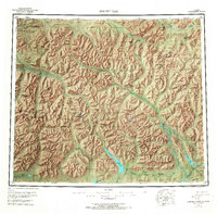 Topo map Survey Pass Alaska