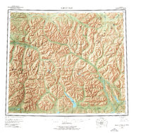 Download a high-resolution, GPS-compatible USGS topo map for Survey Pass, AK (1974 edition)