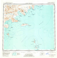 Download a high-resolution, GPS-compatible USGS topo map for Sutwik Island, AK (1962 edition)