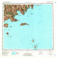 Topo map Sutwik Island Alaska